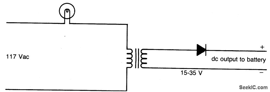 用于12V蓄电池的便宜连续补充充电器