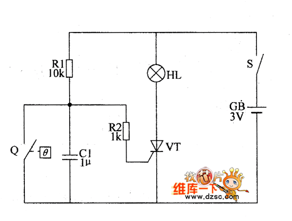 农作物自动防霜控制器电路图（二）