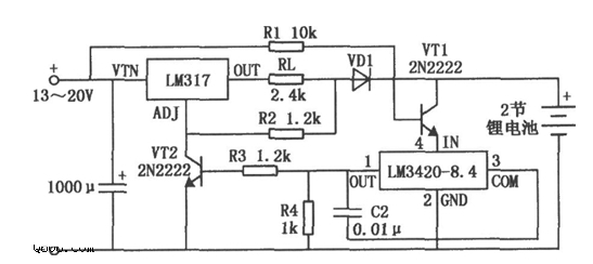 LM3420-8.4专用锂电池充电器